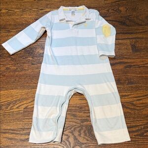 TBBC Blue and White striped Sir Proper’s Rugby Romper